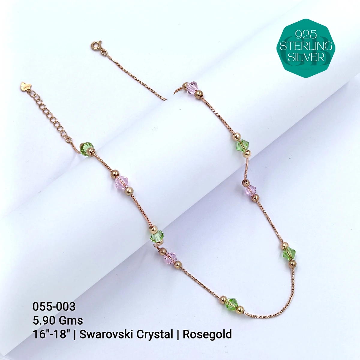 COLOURFUL SWAROVSKI CRYSTAL CHAINS - GB-055-003